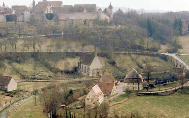outside Rothenburg's wall
